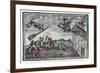 Witches with Their Familiars One of Which Has Learnt to Fly a Broomstick on Its Own!-null-Framed Premium Giclee Print