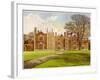 Witchingham Hall, Norfolk, Home of Viscount Canterbury, C1880-Benjamin Fawcett-Framed Giclee Print