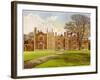 Witchingham Hall, Norfolk, Home of Viscount Canterbury, C1880-Benjamin Fawcett-Framed Giclee Print