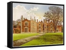 Witchingham Hall, Norfolk, Home of Viscount Canterbury, C1880-Benjamin Fawcett-Framed Stretched Canvas