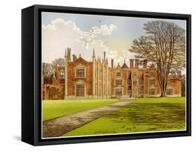Witchingham Hall, Norfolk, Home of Viscount Canterbury, C1880-Benjamin Fawcett-Framed Stretched Canvas