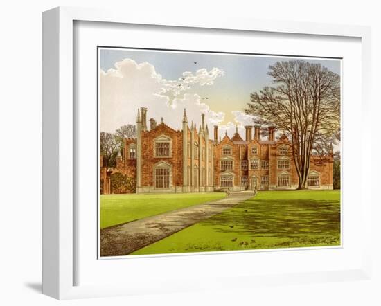 Witchingham Hall, Norfolk, Home of Viscount Canterbury, C1880-Benjamin Fawcett-Framed Giclee Print
