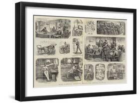 With a British Squadron Abroad, the Arrival of Mails-null-Framed Giclee Print