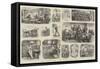 With a British Squadron Abroad, the Arrival of Mails-null-Framed Stretched Canvas