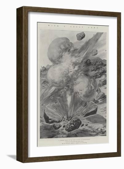 With a Great Army-Frederic Villiers-Framed Giclee Print