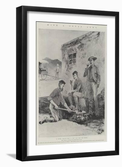 With a Great Army-Henry Charles Seppings Wright-Framed Giclee Print