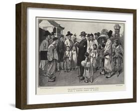 With a Survey Party in Korea-Gordon Frederick Browne-Framed Giclee Print