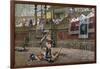 With a Turned Thumb, (Pollice Vers), 1872-Jean-Leon Gerome-Framed Giclee Print