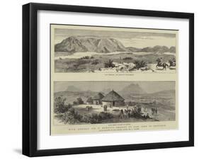 With Admiral Sir W Hewett's Embassy to King John of Abyssinia-null-Framed Giclee Print