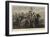 With All their Banners Bravely Spread, and All their Armour Flashing High-Sir John Gilbert-Framed Giclee Print