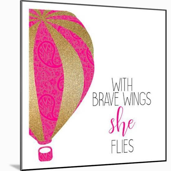 With Brave Wings-Kimberly Allen-Mounted Art Print