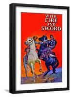 With Fire And Sword-null-Framed Art Print