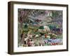 With Francis #2 “Creekside Farm”-Carol Salas-Framed Giclee Print