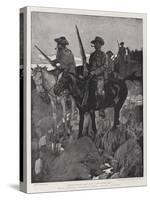 With General Gatacre's Force, Scouts at Work-Frank Craig-Stretched Canvas
