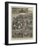 With General Kennedy's Staff on a Scientific Expedition to Survey Takht-I-Suleiman-null-Framed Giclee Print