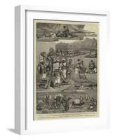 With General Kennedy's Staff on a Scientific Expedition to Survey Takht-I-Suleiman-null-Framed Giclee Print