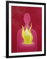 With God's Love We Can Help Pray for Those We Carry in Our Hearts, 2000-Elizabeth Wang-Framed Giclee Print