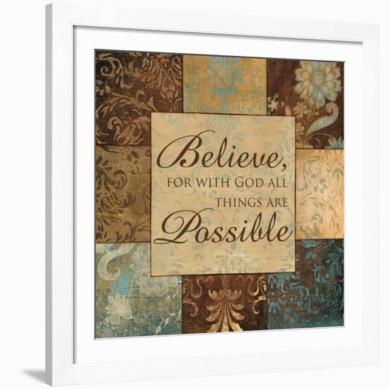 With God-Artique Studio-Framed Art Print