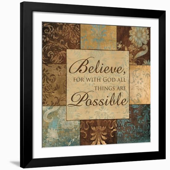 With God-Artique Studio-Framed Art Print