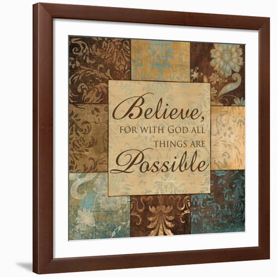 With God-Artique Studio-Framed Art Print