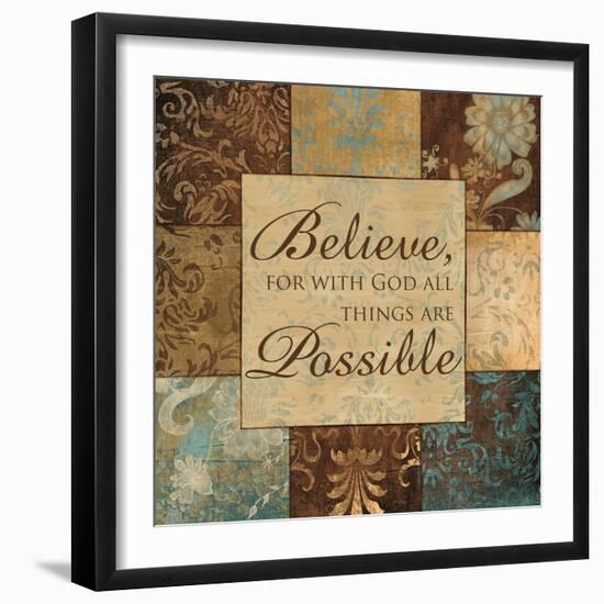 With God-Artique Studio-Framed Art Print