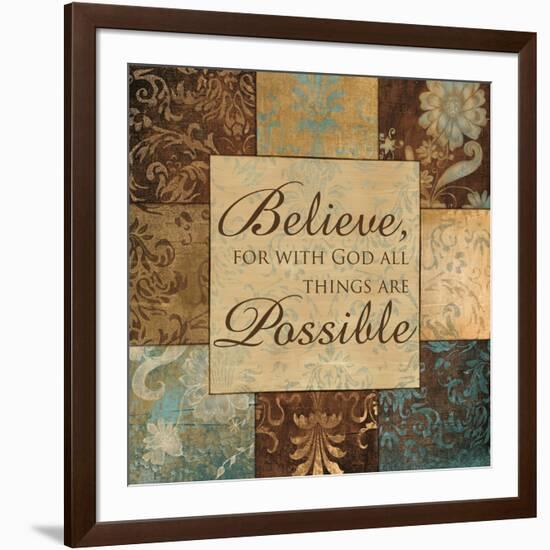 With God-Artique Studio-Framed Art Print