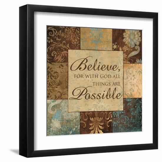 With God-Artique Studio-Framed Art Print