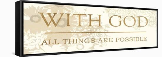 With God-Bella Dos Santos-Framed Stretched Canvas