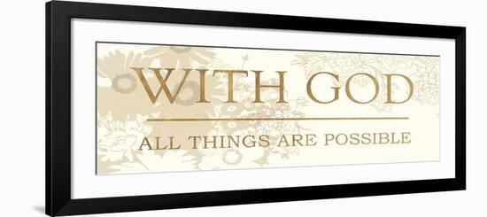 With God-Bella Dos Santos-Framed Art Print