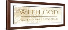 With God-Bella Dos Santos-Framed Art Print