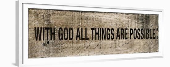 With God-null-Framed Premium Giclee Print