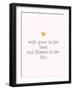 With Grace In Her Heart-Leah Straatsma-Framed Art Print