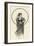 With Hand on Hip-René Bull-Framed Giclee Print