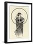 With Hand on Hip-René Bull-Framed Giclee Print