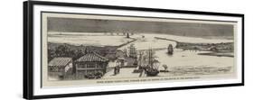 With Hobart Pasha, the Turkish Fleet at Anchor in the Mouth of the Danube, Sulina-null-Framed Premium Giclee Print
