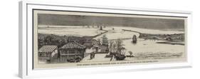 With Hobart Pasha, the Turkish Fleet at Anchor in the Mouth of the Danube, Sulina-null-Framed Premium Giclee Print