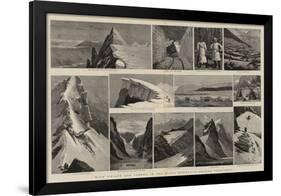 With Ice-Axe and Camera in the Rocky Mountains, British Territory-Joseph Nash-Framed Giclee Print