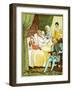 with Lips as Cold as Any Stone, They Kiss the Children Small , Illustration for Babes in the Wood,-Randolph Caldecott-Framed Giclee Print