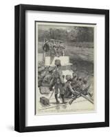 With Lord Dufferin in Burma-Frederic Villiers-Framed Premium Giclee Print