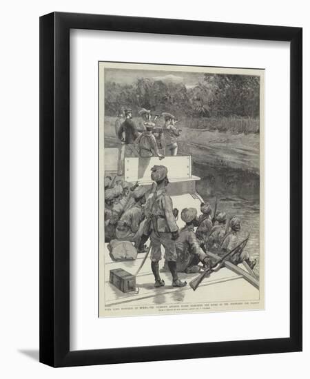 With Lord Dufferin in Burma-Frederic Villiers-Framed Premium Giclee Print
