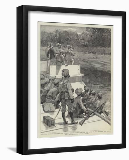 With Lord Dufferin in Burma-Frederic Villiers-Framed Giclee Print