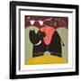 With Love (Elephant)-Govinder Nazran-Framed Art Print