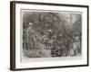 With Major Lothaire in the Congo State, a Convoy of Prisoners of War-William Small-Framed Giclee Print