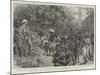 With Major Lothaire in the Congo State, a Convoy of Prisoners of War-William Small-Mounted Giclee Print
