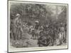 With Major Lothaire in the Congo State, a Convoy of Prisoners of War-William Small-Mounted Giclee Print