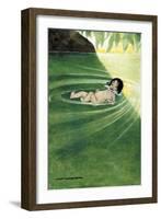 With Nothing On-Jessie Willcox-Smith-Framed Art Print