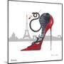 With Paris Sky Line-Marilyn Robertson-Mounted Giclee Print