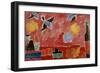 With Red Swallow Wallpaper-Alexej Von Jawlensky-Framed Giclee Print