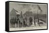 With Sir Charles Warren in Bechuanaland, Hoisting the Union Jack at Vryburg-null-Framed Stretched Canvas