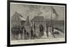 With Sir Charles Warren in Bechuanaland, Hoisting the Union Jack at Vryburg-null-Framed Giclee Print